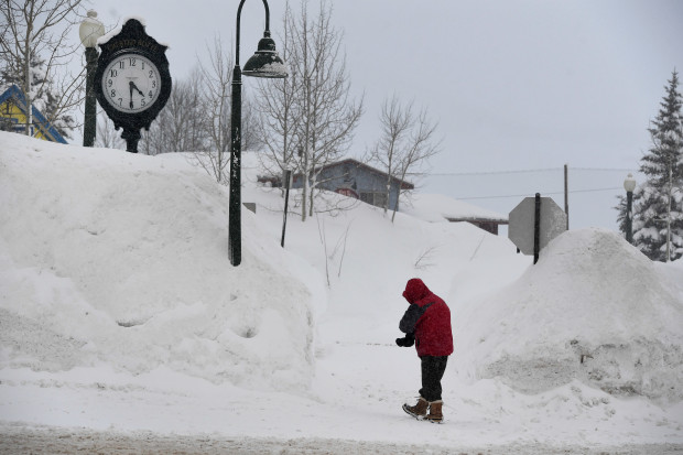 Historic snow in Crested Butte, Colorado. Colorado Snow